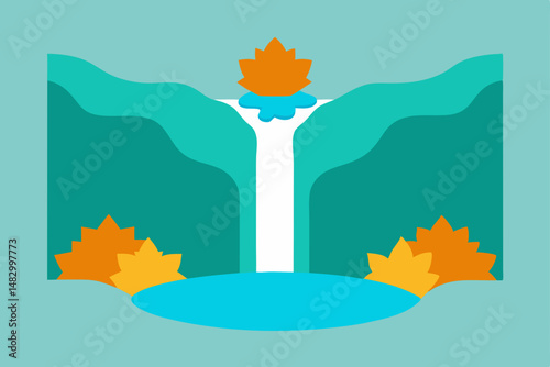 autumn leaves in the forest