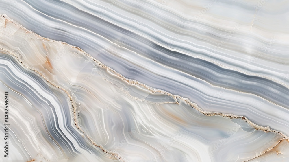 Obraz premium Close-up view of wonderful crema marble stone texture displaying soft beige tones, delicate veining, and smooth organic patterns, capturing the elegant and timeless beauty of natural stone surfaces.
