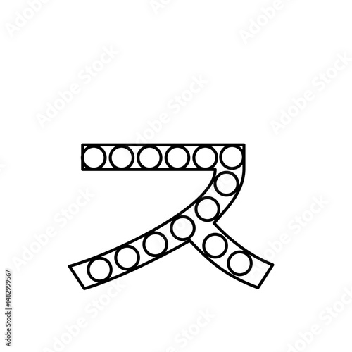Marker Dots Korean Alphabet for Kids