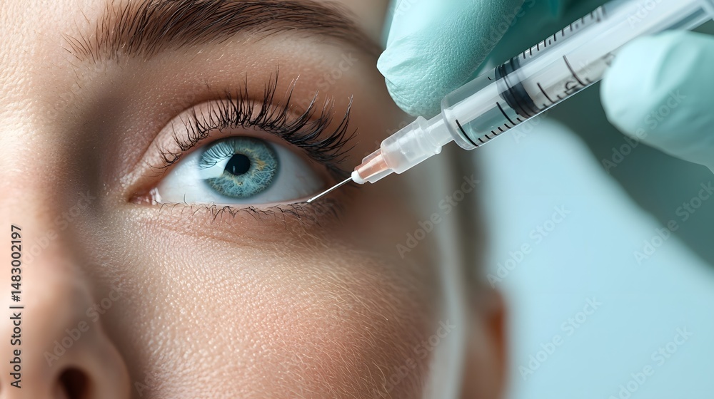Close up of a professional healthcare worker carefully applying numbing cream to a patient s nose before administering a cosmetic injection with a clean background and space for copy Close up of a professional healthcare worker carefully applying numbing cream to a patient s nose before administering a cosmetic injection with a clean background and space for copy