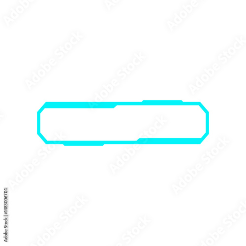 Hud user interface frame. Vector illustration 
