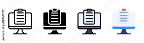 Usability icon sheet multiple style collection