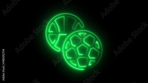 This name captures the key visual features (green glowing bulb, abstract background) and the conceptual tags (tech, science, globe, vector)