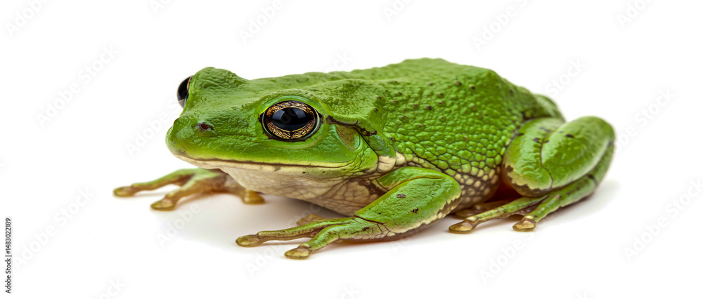 Obraz premium frog on white background
