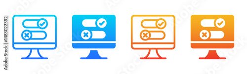 Switch icon sheet multiple style collection