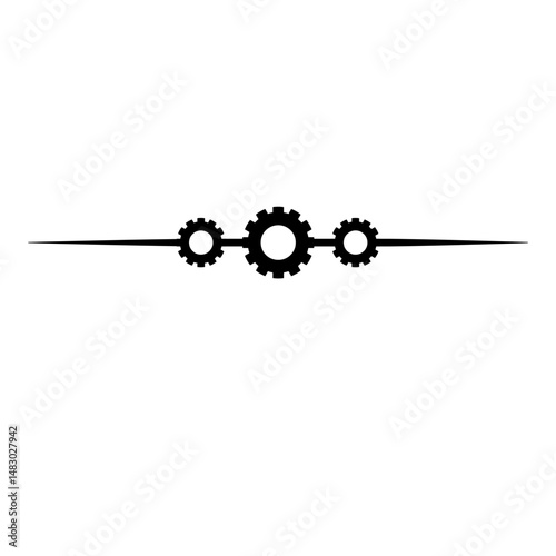 Gear divider line elements 