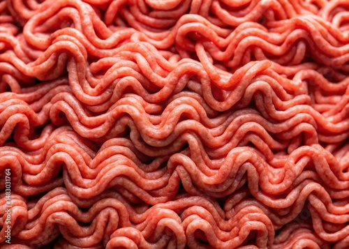 Architectural Photography: Modern Building with Pork Mince Detail, High Resolution Image