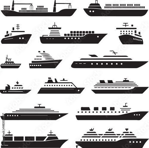 Sailing Ship SVG | Nautical Boat Silhouette | Ocean Adventure Cut File

Pirate Ship SVG | Vintage Pirate Silhouette | Halloween and Adventure Design

Cruise Ship SVG | Travel and Vacation Cut File | S
