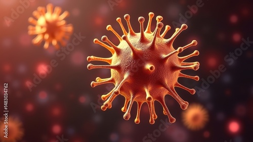 Microscopic morphology of orange virus