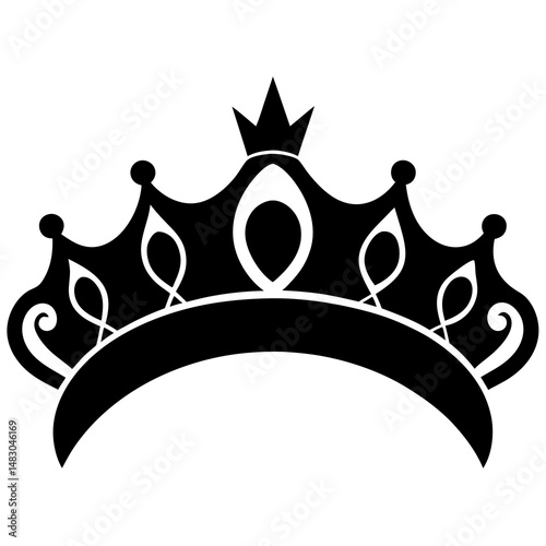 set of crowns vector