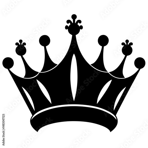 set of crowns vector