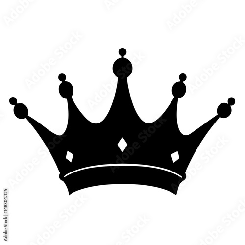 set of crowns vector