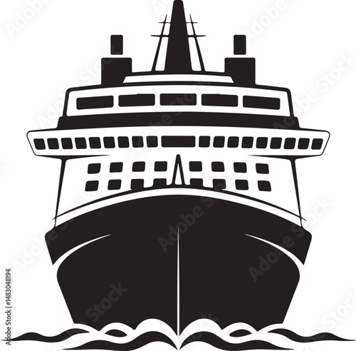 Sailing Ship on Ocean Waves Silhouette

Vintage Pirate Ship Vector Design

Modern Cargo Ship Silhouette Art

Navy Warship at Sea Silhouette Scene

Cruise Ship Under Sunset Vector