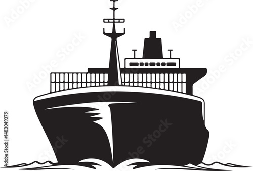 Sailing Ship on Ocean Waves Silhouette

Vintage Pirate Ship Vector Design

Modern Cargo Ship Silhouette Art

Navy Warship at Sea Silhouette Scene

Cruise Ship Under Sunset Vector