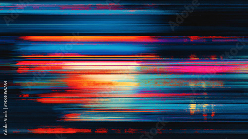 Abstract Colors and Energy: A vivid display of motion, with streaks of color and dynamic lines forming a stunning display of visual interest, ideal for creative concepts.