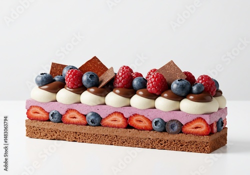 贅沢ベリーとチョコのデコレーションケーキ photo