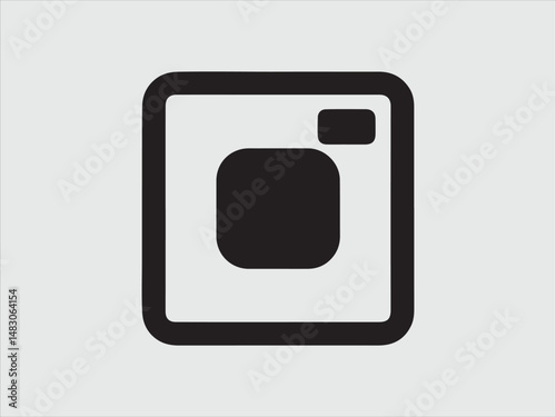 add plus photo icon sign vector