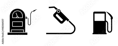 Fuel Station, Oil Station, Gas Pump Station, Gasoline pump gas station icon vector design symbol illustration, Fuel pump icon, Gas Pump icon, Gas station nozzle icon, simple flat style, illustration, 