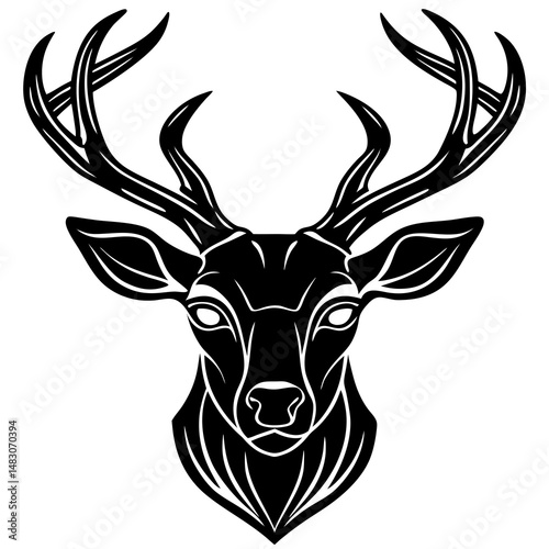 deer head vector