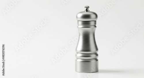 Wallpaper Mural 光輝く金属製ペッパーミル シンプルデザイン 上品な質感. AI Generated Torontodigital.ca