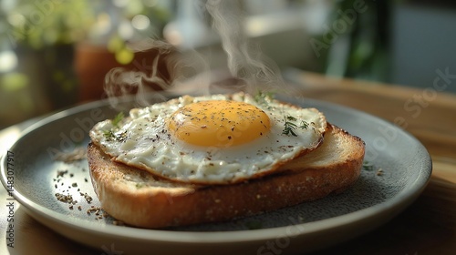 Wallpaper Mural fried egg and toast,breakfast	 Torontodigital.ca