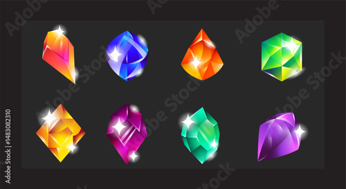 Set Icons crystal gems
