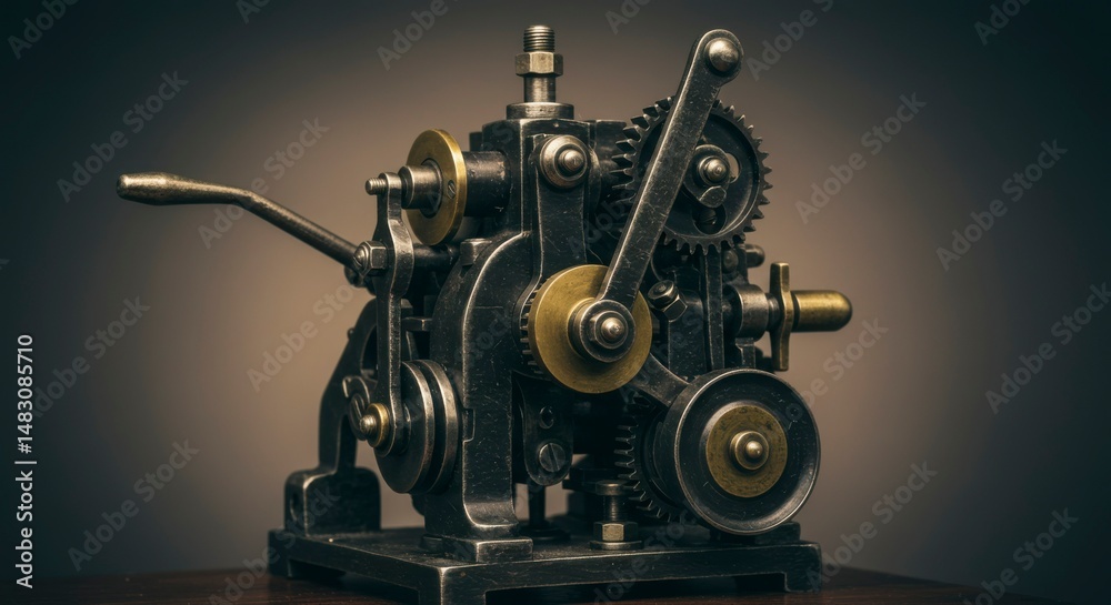 Intricate antique mechanical device Intricate antique mechanical device