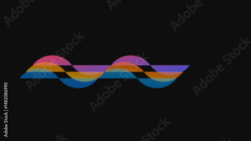 Organic Abstract Background with Layered Flowing Shapes and Soft Glow