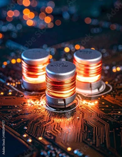 Modular Energy Components On Circuit Board