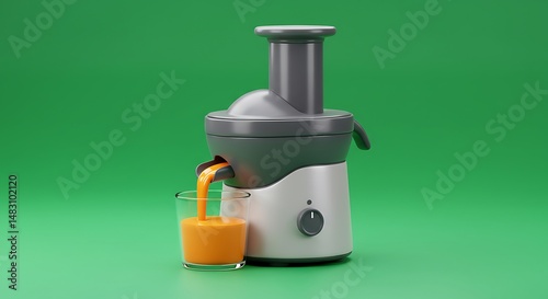 Modern Juicer: Fresh Orange Juice, Minimalist Design