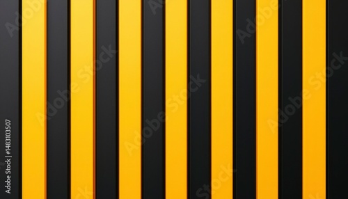 Abstract vertical stripes in yellow and black