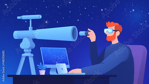 Astronomical Observation and Data Recording
