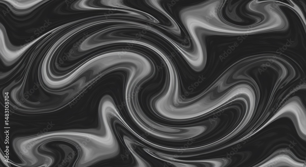 Fototapeta premium Liquid Shadows Dance