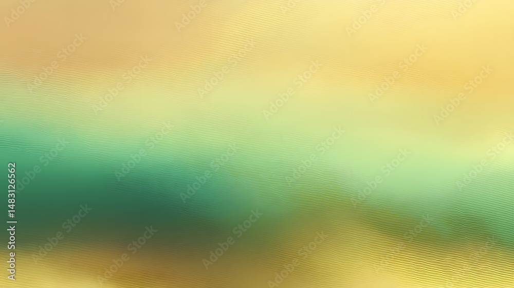 Naklejka premium Abstract Blurry Background with Soft Turquoise and Golden Hues for Design Projects
