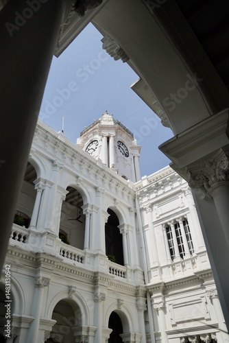 Clock Tower in the Ripon building, Chennai, India.