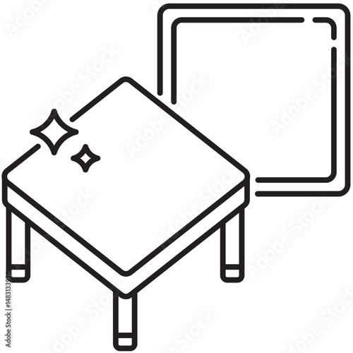 rectangular folding table