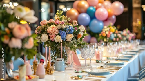 Adult-only birthday celebration with upscale decor