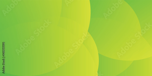 Minimal geometric background. green Dynamic shapes composition. vector eps10