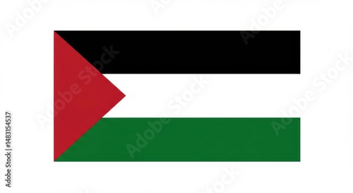 Palestine flag vibrant colors bold design proud symbol national identity heritage