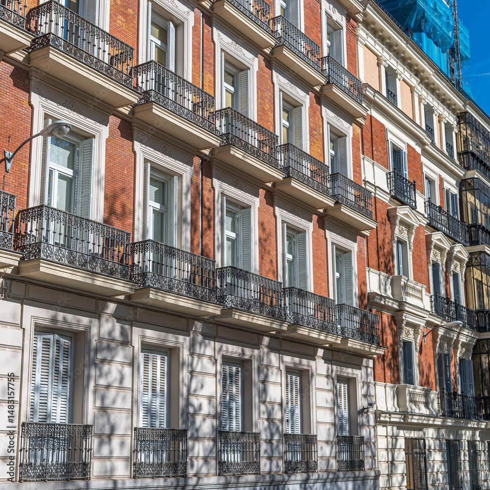 Fototapeta premium Architecture detail in Madrid, Spain