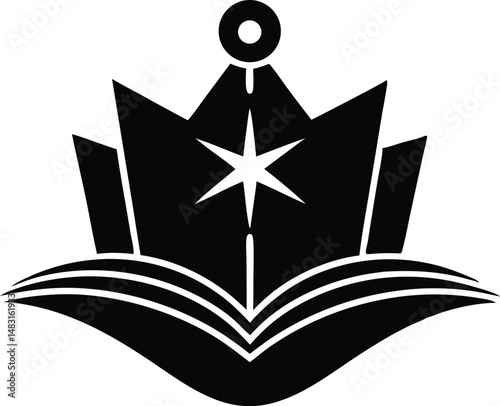 Black and white vector illustration of a coloring page with outlines and simple shapes