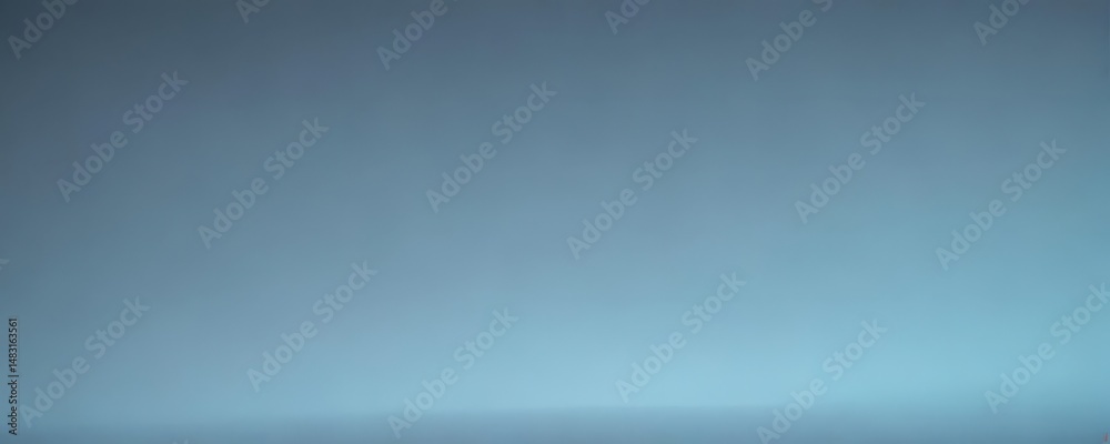 Obraz premium Abstract light blue gradient, seamlessly blending from bright to dark Calming, minimalist aesthetic , muted, texture, sea