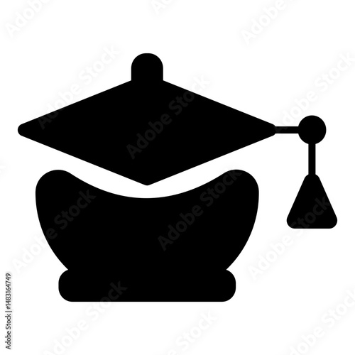 Academic graduation symbol.