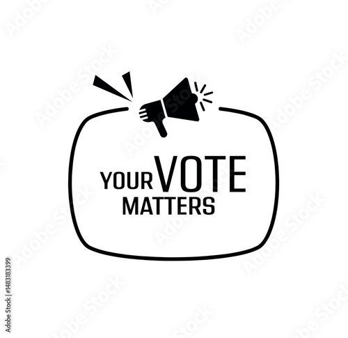 your vote matters	
