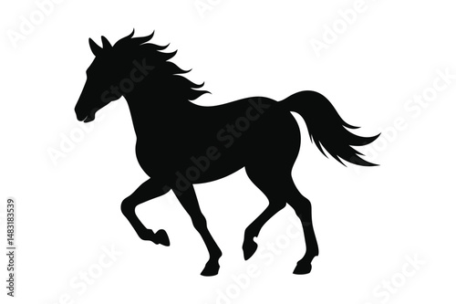 Racehorse Silhouette  Vector bundle  illustration, Racehorse Silhouette 