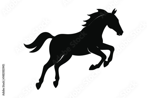Racehorse Silhouette  Vector bundle  illustration, Racehorse Silhouette 
