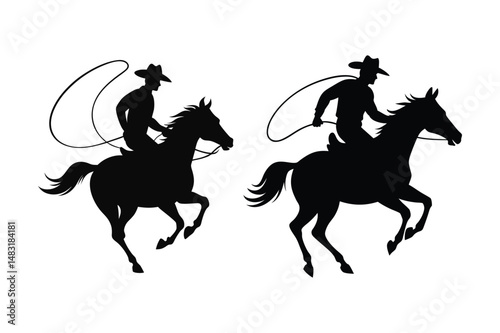 Racehorse Silhouette  Vector bundle  illustration, Racehorse Silhouette 
