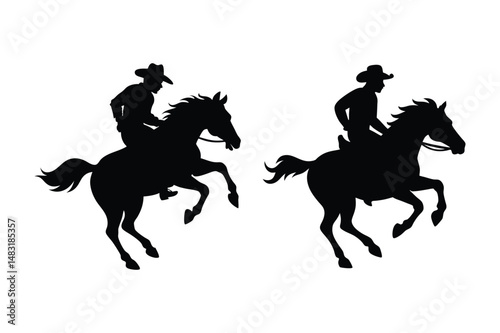 Racehorse Silhouette  Vector bundle  illustration, Racehorse Silhouette 