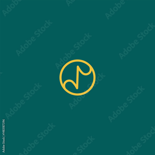 Linear Circle Letter S or OS monogram, useful for any type of brand. 