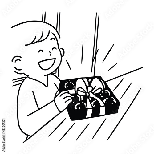 excitement-at-receiving-chocolates----- (1).eps